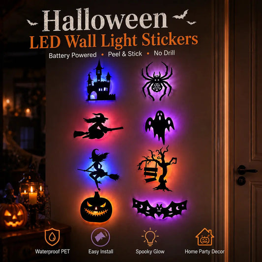 🎃 Luces LED de Halloween para pared
