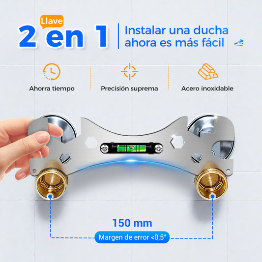 ✨La herramienta ideal para el baño✨ Llave de nivel multifuncional para el baño
