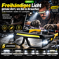 ✨Linterna frontal LED recargable con diseño de gafas