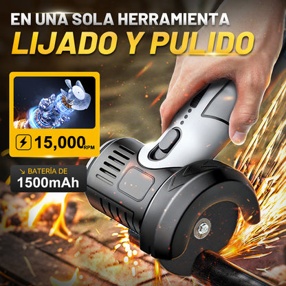 ⏳Especial por tiempo limitado🧰Mini amoladora angular 12V con disco de corte