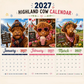 ⏰🔥 ¡OFERTA 50% OFF! 🐮📅 Calendario de Pared Highland Cow 2027 – 12 Diseños Adorables para Llenar tu Hogar de Alegría y Estilo Rústico ✨