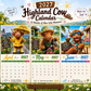 ⏰🔥 ¡OFERTA 50% OFF! 🐮📅 Calendario de Pared Highland Cow 2027 – 12 Diseños Adorables para Llenar tu Hogar de Alegría y Estilo Rústico ✨