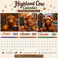 ⏰🔥 ¡OFERTA 50% OFF! 🐮📅 Calendario de Pared Highland Cow 2027 – 12 Diseños Adorables para Llenar tu Hogar de Alegría y Estilo Rústico ✨