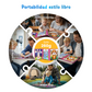 Libro magnético de construcción para niños