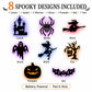 🎃 Luces LED de Halloween para pared