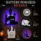 🎃 Luces LED de Halloween para pared