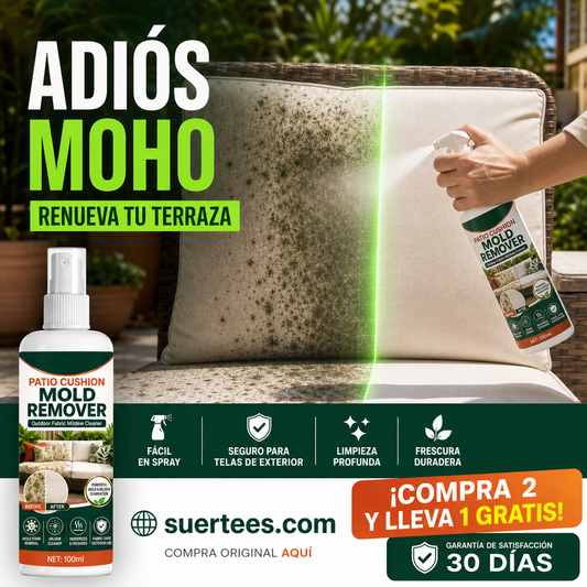 🛡️💪 Limpiador de moho para exteriores – 50% OFF – cojines como nuevos en minutos! 🔥