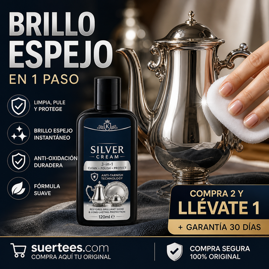 ✨ Crema abrillantadora para plata que evita el deslustre