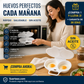 🥚💪 Hueveras para microondas – doble cavidad, sin aceite – desayuno saludable! 🌿