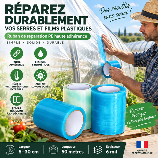👍🌳¡50% DE DESCUENTO! Cinta de reparación impermeable de alta viscosidad (50 m): sella fugas en tuberías y tejados ✨