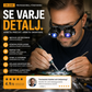 🔬 Lupas de precisión con luz LED 💡 | Lentes intercambiables (2X-25X) 🔍 | Doble LED integrado y diseño manos libres 👐 | Sistema de 4 o 6 lentes 🪶 | Ideales para joyería, relojería y electrónica ✨