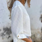 Afslappet Jacquard-Top med Rund Hals for Dame