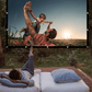 🔥Oferta especial 2025🔥Pantalla gigante portátil para cine al aire libre - Proyección 4K HD con soporte ajustable para fiestas al aire libre 🌟🌙