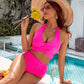 🏝️HOT UDSALG 49% FRA👙 Mavekontrollerende badedragter Modest High Waisted Bikini Sets