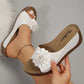 Kvinder Komfort Blomster Slip-On Sandaler