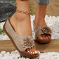 Kvinder Komfort Blomster Slip-On Sandaler