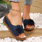 Kvinder Komfort Blomster Slip-On Sandaler