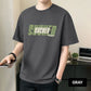 Herre Trykt Løs Korte Ærmer T-shirt