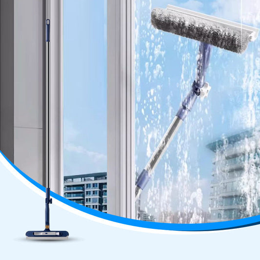 🔥 ¡50% DE DESCUENTO! 🔥 🧽🪟 Estantería Segura para Limpieza de Ventanas en Alturas – Diseño con Ventosas de Alta Sujeción y Escurridor Profesional para Limpieza Fácil y Segura 🏙️✨