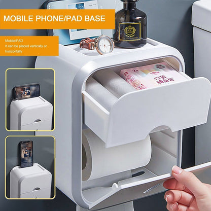 🔥Oferta de último día 50%🔥Caja portarrollos de papel higiénico sin perforaciones