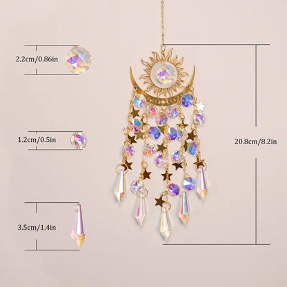 ✨ Crystal Sun Catcher, lndoor Decoración al aire libre para la ventana Dormitorio Patio Garden