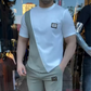 ⏳Conjunto especial de top y pantalones casuales para hombre con cuello redondo y pantalones por tiempo limitado⏰