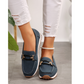 Mocasines Casuales con Parte Superior de Tipo Ante y Suela Gruesa
