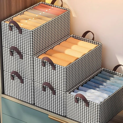 COMPRA 2 LLEVA 3! ✨ Organizador de Jeans Plegable para Armario - Ahorra Espacio con Divisores Ajustables y Panel Transparente 🏠✨