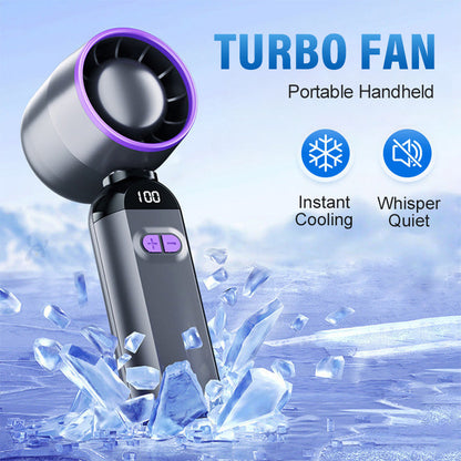 Ventilador portátil de mano con función turbo