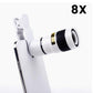Lente Telefoto para Teléfono 12X/8X con Tripié