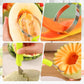 🍉✨ Kit 3 en 1 de Acero Inoxidable para Melón – Boleado Perfecto, Sacabocados y Decoración de Frutas sin Oxidarse 🍈👌