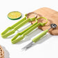 🍉✨ Kit 3 en 1 de Acero Inoxidable para Melón – Boleado Perfecto, Sacabocados y Decoración de Frutas sin Oxidarse 🍈👌