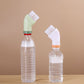 Cepillo multifuncional para grietas con conexión para botellas de agua mineral.