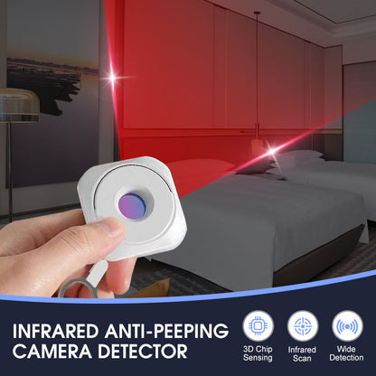 Detector de Cámaras Ocultas Infrarrojo y Anti-Voyeur