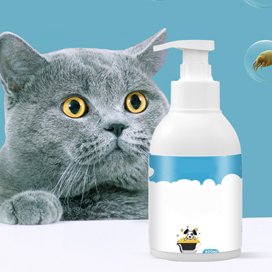 Espuma desodorante suave de origen vegetal para mascotas