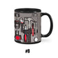 Juego de tazas de café 3D Mechanic Toolbox