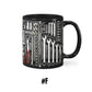 Juego de tazas de café 3D Mechanic Toolbox