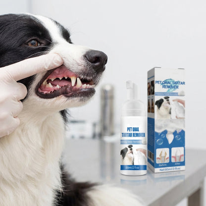 ⏰🔥 ¡50% DE DESCUENTO POR TIEMPO LIMITADO! 🐶 Espuma Limpiadora Dental para Mascotas – Adiós al Sarro y Mal Aliento ✨