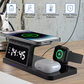 🔌 Estación de Carga Inalámbrica Rápida 4 en 1 con Soporte para Reloj – Carga Conveniente y Organizada para Todos tus Dispositivos ⌚✨