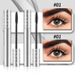🎉 2 POR 1 – Duo de Máscara de Pestañas Tipo Tubing, Negro y Marrón, Volumen y Largo Intenso sin Manchas ✨👁️