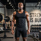 Camiseta sin mangas de compresión para entrenamiento para hombre