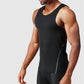 Camiseta sin mangas de compresión para entrenamiento para hombre