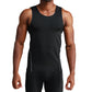 Camiseta sin mangas de compresión para entrenamiento para hombre