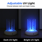 Lámpara trampa para mosquitos y moscas LED UV 360°