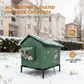 🐱 50% dto. – ¡oferta limitada! Casita elevada para gatos de exterior – impermeable, aislada y plegable. Refugio resistente a la intemperie! 🌧️✨