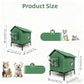 🐱 50% dto. – ¡oferta limitada! Casita elevada para gatos de exterior – impermeable, aislada y plegable. Refugio resistente a la intemperie! 🌧️✨