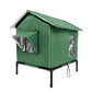 🐱 50% dto. – ¡oferta limitada! Casita elevada para gatos de exterior – impermeable, aislada y plegable. Refugio resistente a la intemperie! 🌧️✨
