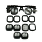 🔬 Lupas de precisión con luz LED 💡 | Lentes intercambiables (2X-25X) 🔍 | Doble LED integrado y diseño manos libres 👐 | Sistema de 4 o 6 lentes 🪶 | Ideales para joyería, relojería y electrónica ✨