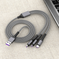 Cable de carga rápida 3 en 1 de 66W