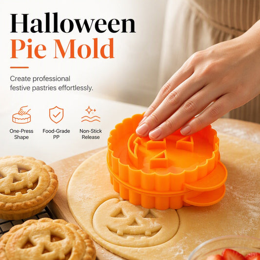 🎃¡Oferta especial de Halloween!🔥¡Tienes que tener este molde de repostería!🍰Molde manual para empanadillas de Halloween